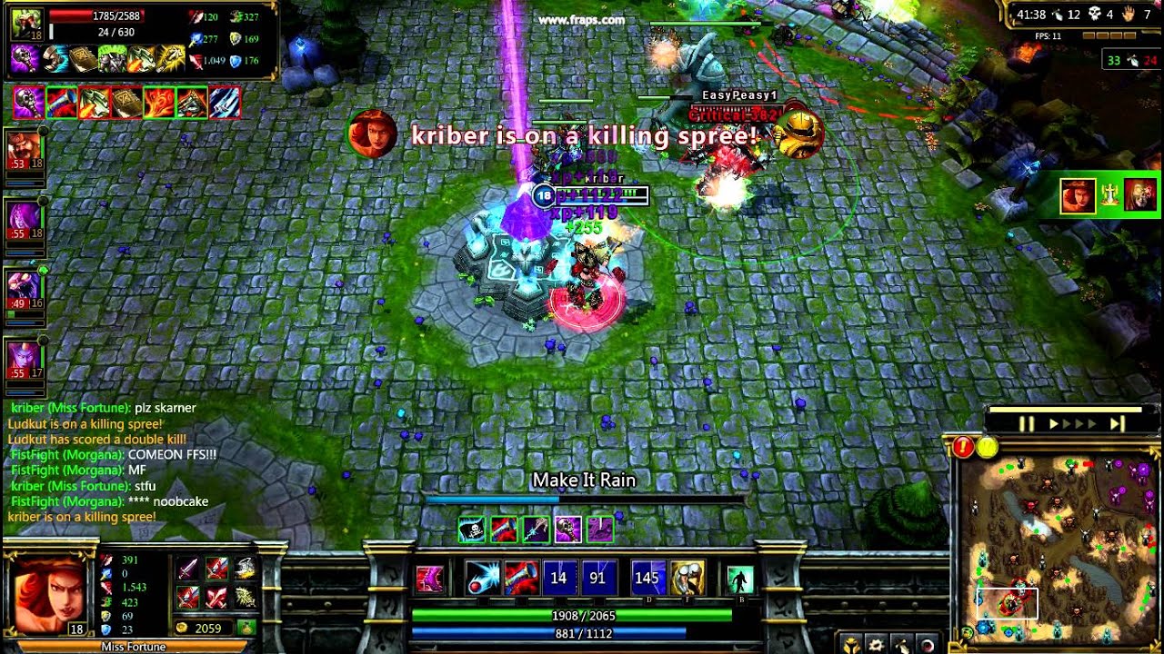 miss fortune pentakill 1v5 gg