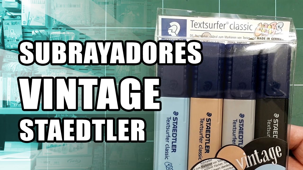 SUBRAYADORES STAEDTLER VINTAGE ¿Para qué sirven? 