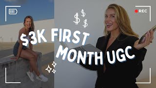 $3,000 in Her First Month of UGC | UGC Creator Interview featuring Sara | Become a UGC Creator
