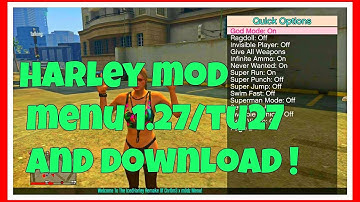 GTA V Harley Mod Menu 1.27/TU27 + Download!