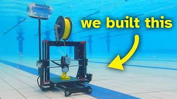 3D printing UNDERWATER is surprisingly clever