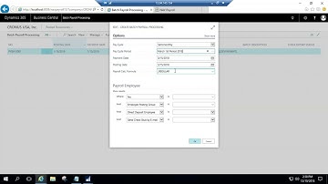 Primo Payday: Batch Payroll Process  Direct Deposit Employees