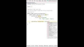 Convert a list of strings to uppercase using the Stream API #coding#java