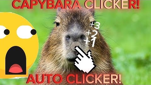 Capybara clicker with an auto clicker! #funny #hacker #capybara
