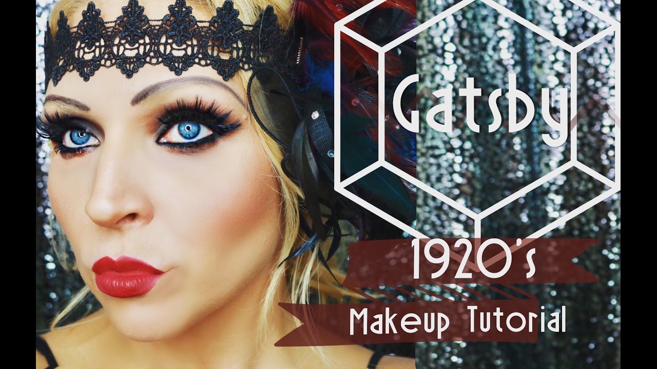 at opfinde Lav vej bidragyder GATSBY GLAM 1920'S MAKEUP TUTORIAL | WITH MODERN & CLASSIC OPTIONS - YouTube