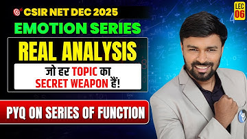 CSIR NET Mathematical Science Real Analysis PYQ on Series of Functions | IFAS