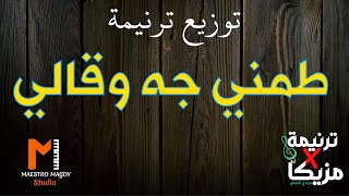 كلمات وتوزيع طمني جه وقالي مطمن بيه