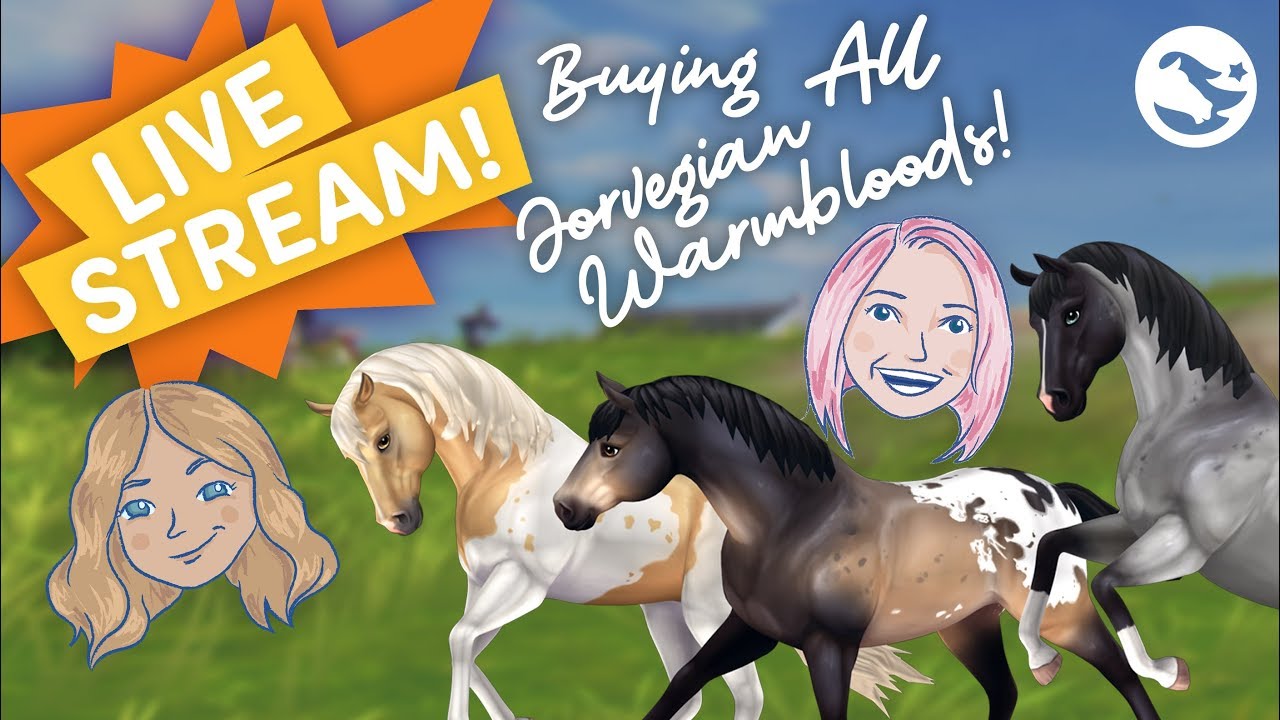 buying all the jorvik warmbloods and trying out the valentine s update star stable news youtube
