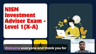 Introduction to NISM Investment Adviser Exam Level 1 (X-A) | Road map to become a Financial Planner