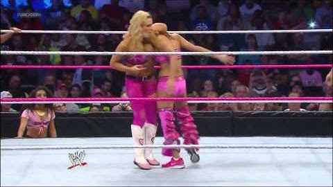 Natalya Slaps Brie Bella Ass