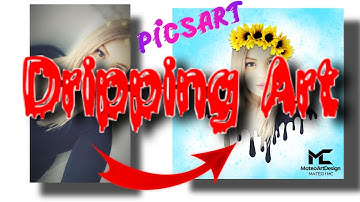 How to do Dripping Effect on PicsArt | tricks