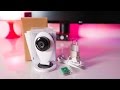 HiKam S5 Telecamera di sorveglianza WLAN interna, telecamera di sorveglianza per interni con app, video HD, telecamera per cani, rilevatore di movimento, notte (2023, bianco, supporto tedesco