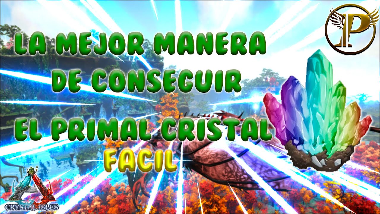 como conseguir primal cristal fácil en ark servidor oficial YouTube