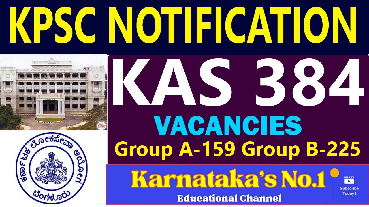KPSC KAS Notification 2024 Vacancies, Eligibility, Fee, Selection