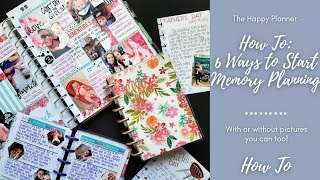 6 Ways to Memory Plan | The Happy Planner