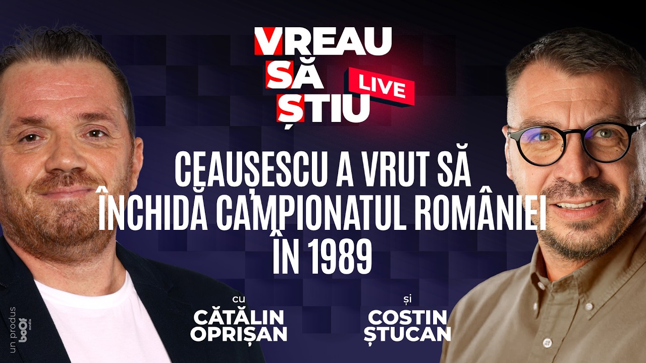 CEAUȘESCU A VRUT SĂ ÎNCHIDĂ CAMPIONATUL ROMÂNIEI ÎN 1989