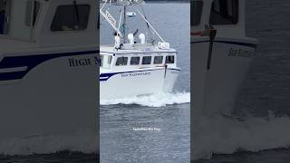 Fishing Vessel “HIGH MAINTENANCE” returning to West Head Wharf done hauling their traps for the day