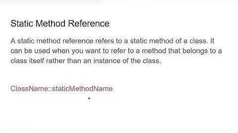 Static Method Reference In Java 8 | Method Reference In Java 8 | Java 8 Features Tutorial