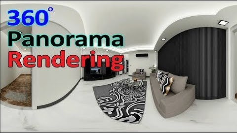 Create 360 panorama rendering in 3ds max