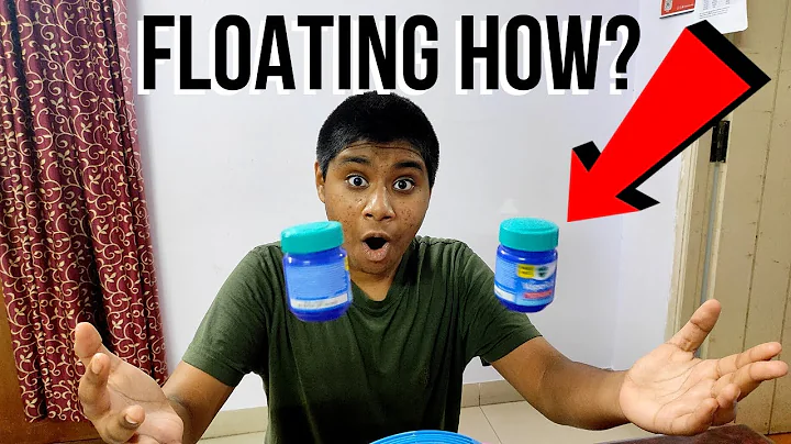 Unbelievable! Vicks Bottles Floating Mid Air? HOW? | Science Experiment - Bernoulli's Principle!