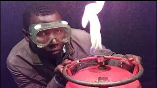 How to repair gas cooker burning red, yellow flame to blue