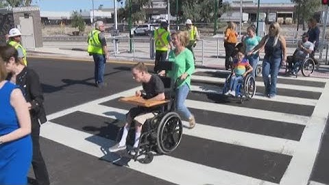 New light rail stop built for people with disabilities