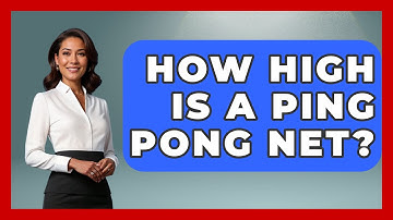 How High Is a Ping Pong Net? - The Racket Xpert