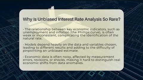 Why Is Unbiased Interest Rate Analysis So Rare? - Macroecon Experts