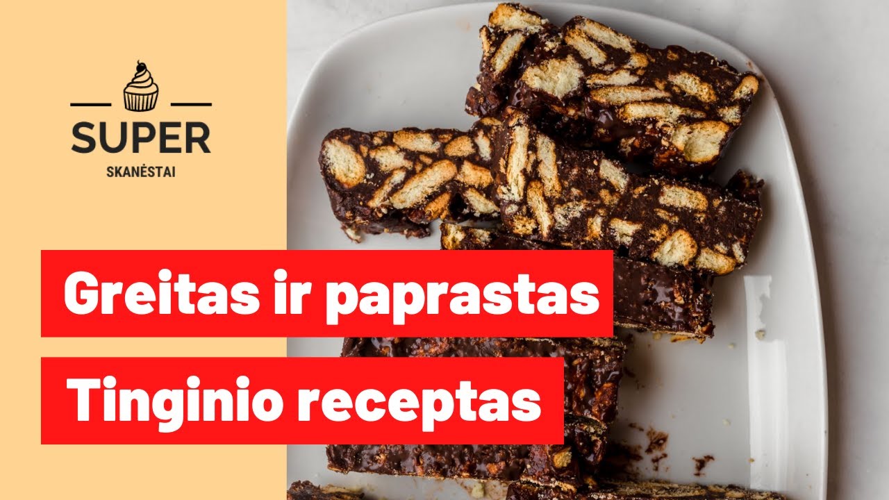 Greitas, paprastas ir skanus tinginio receptas