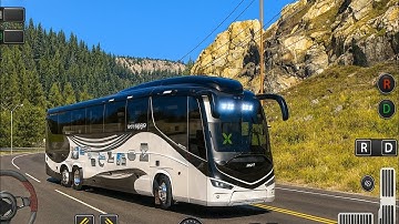 Bus Driving Simulator 2025 | Smooth Road Trip Gameplay || Android & iOS Gameplay 