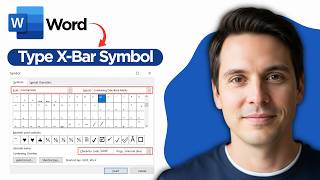 How to Type X Bar Symbol in a Microsoft Word Document | X Bar in Equation (2026 Full Guide)