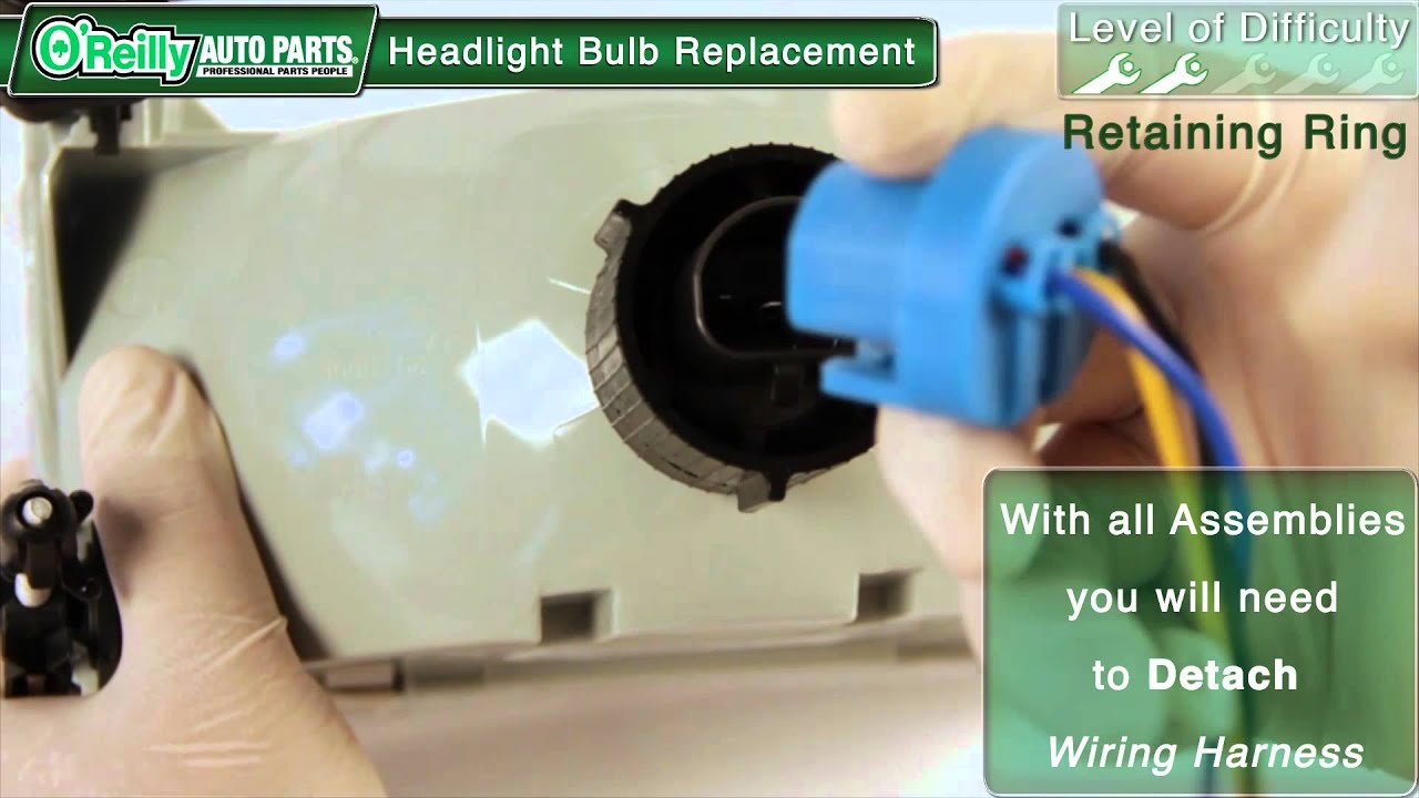 O'Reilly Auto Parts Headlight Bulb Replacement - YouTube