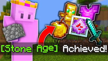 Minecraft Manhunt, But Advancements Give OP ITEMS