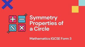Symmetry Properties of a Circle