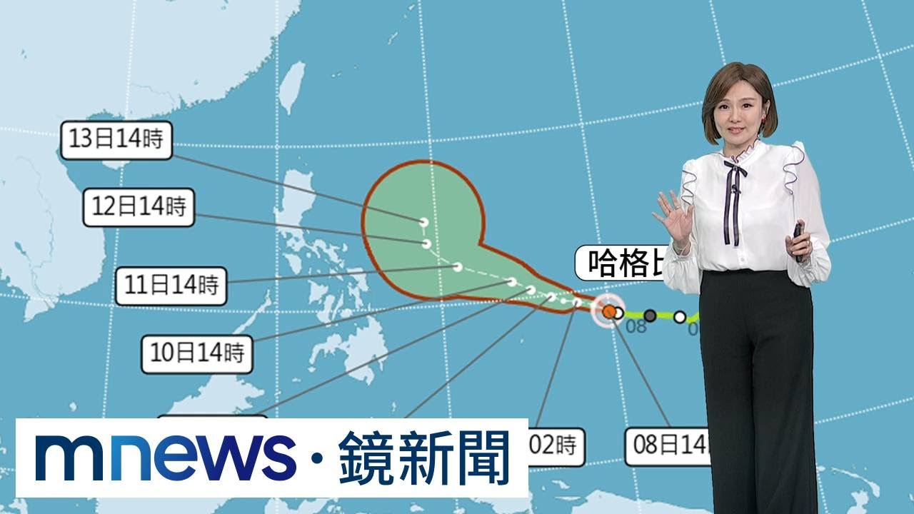 輕颱「哈格比」下週北轉　最新路徑曝光！｜#鏡新聞