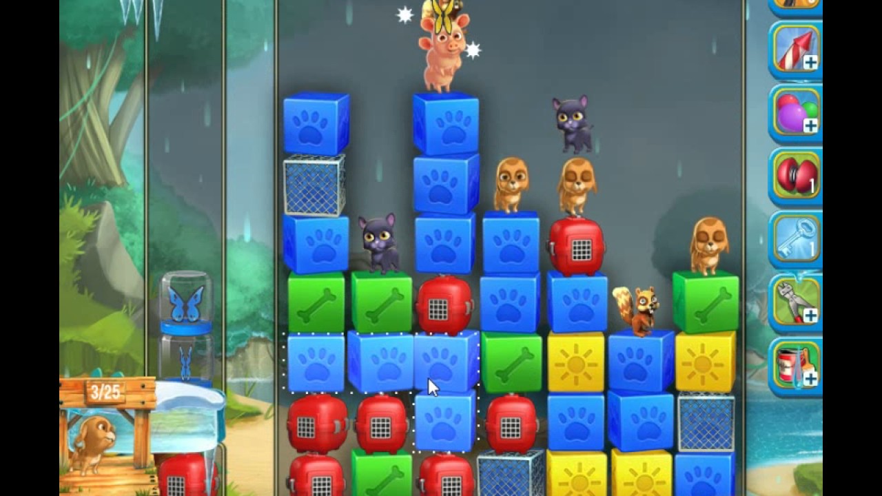 Pet Rescue Saga, Pet Island, 24th May 2017, level 3 😈 ►TOBIAS DEAMON◄