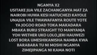 @Tunji254 -mat za ronga remix ft @khaligraphjones1960  lyrics