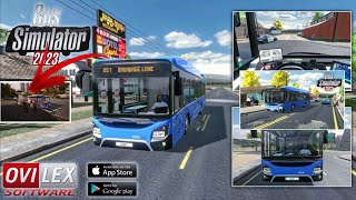 Bus simulator 2023 New bus games 2024 android gameplay screenshot 2
