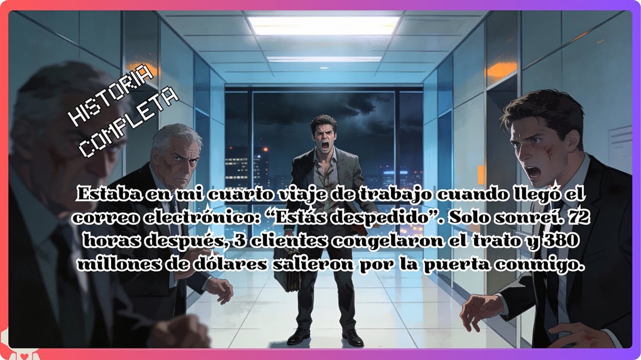 Estaba en mi cuarto viaje de trabajo cuando llegó el correo electrónico: “Estás despedido”.