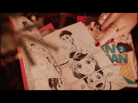 ASMR ⋆｡𖦹🛸 Relaxe com Dan Da Dan | Sons de Páginas e Sussurro