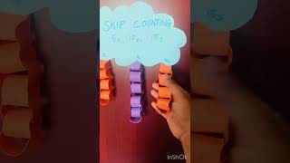 Math craft|skip counting |#shorts#mathproject#skipcounting