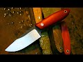 A small knife is made trollsky knifemaking