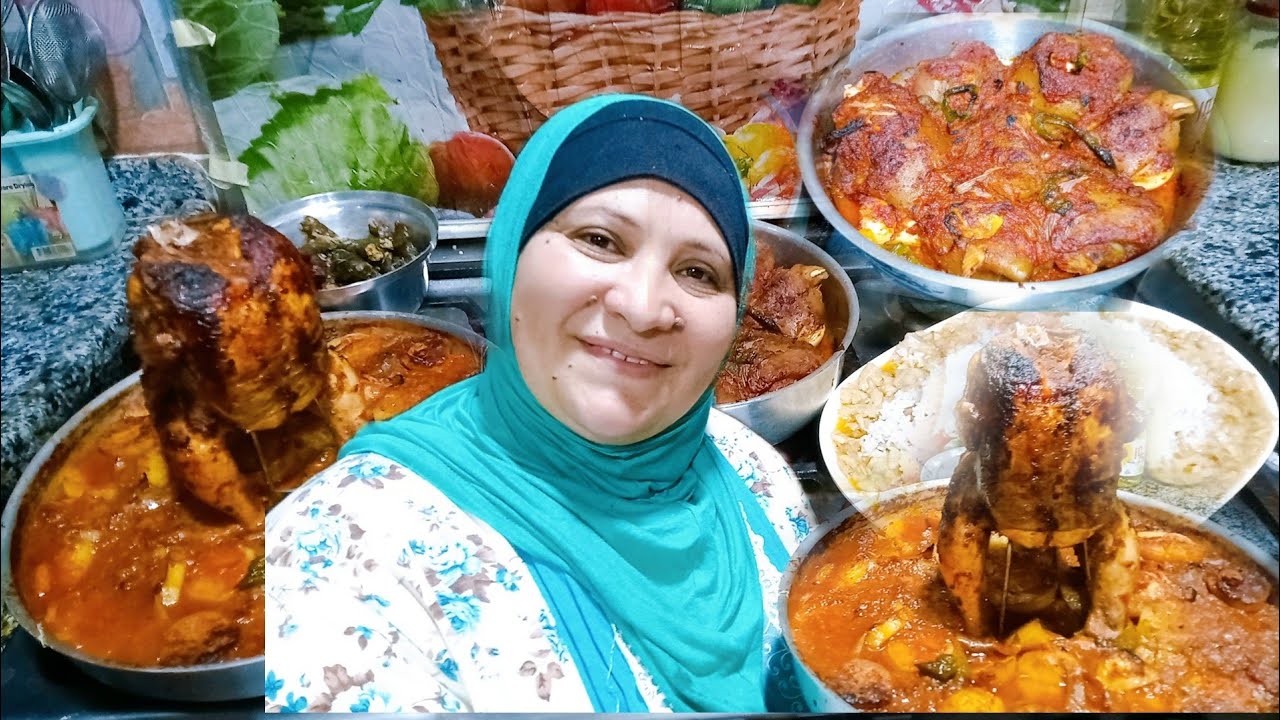 ساعه اما حبيت اكلها مفكرتش على طول عملتها طريقه الفراخ المشويه على الحامل 