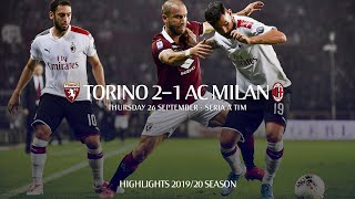 Highlights | Torino 2-1 AC Milan | Matchday 5 Serie A TIM 2019\/20