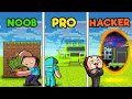 Invisible HIDDEN House! (Noob vs Pro vs Hacker)