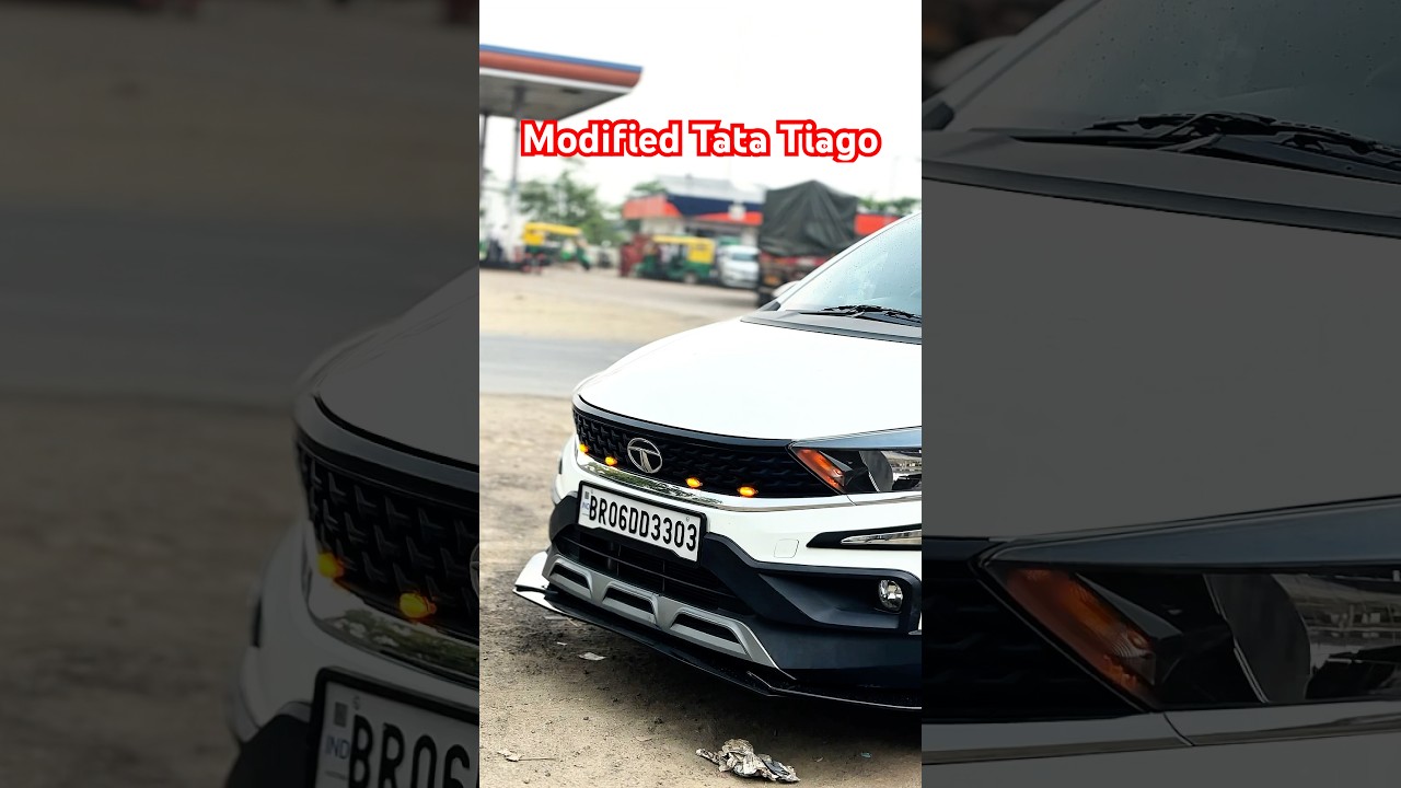 Modification done on Tata tiago at Autoluxio 