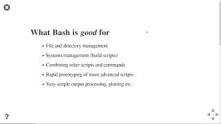 Famous Lecture 3: Bash scripting (part 1) Profile