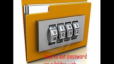 How to Create Password Locked Folders on Windows 10, 8,7 with software (latest may 25, 2016)
