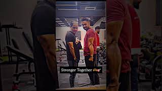 Iron sharpens iron 🤝 ⚔️#youtubeshorts#viralshorts #shortfeed #gymrats #duet