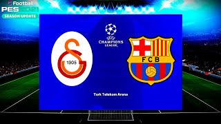 Galatasaray vs Barcelona | UEFA Champions League | PES 2021 Full Match & Commentary